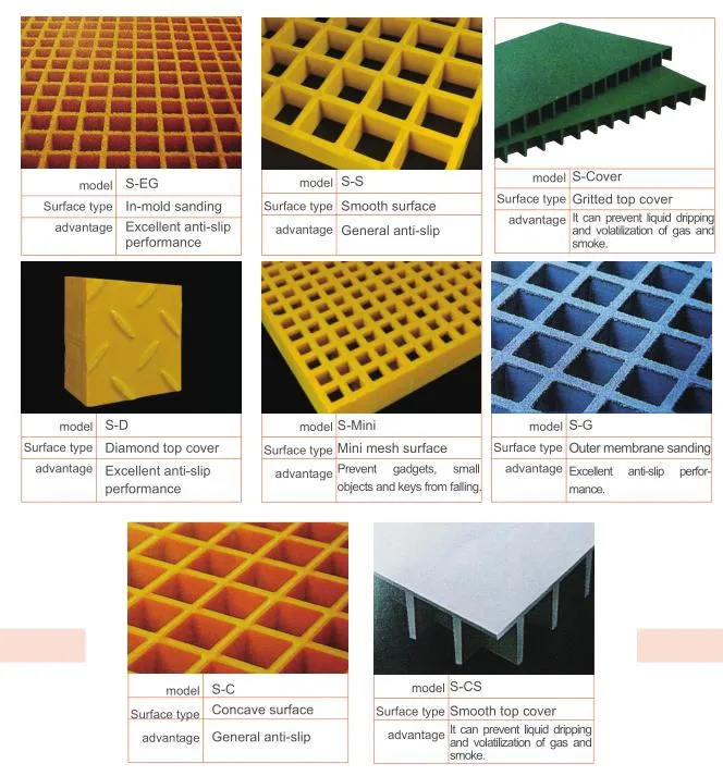 Wholesale FRP Grating Drain Grate Floor Plastic Drainage Grate Fiberglass Panel Trench Cover