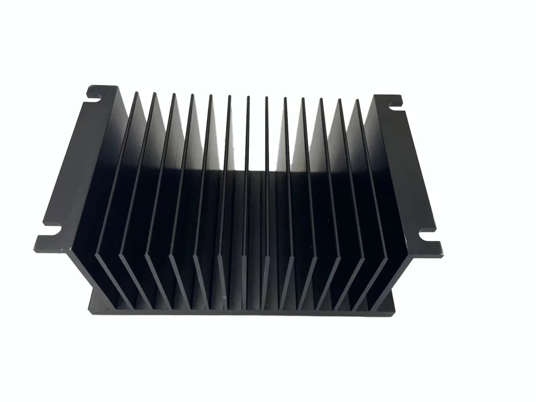 CNC Drilling Machining Aluminum Extruded Heat Sinks Electronic Products Thermal Solution Radiator Aluminum Heat Sinks with Anodizing Plating